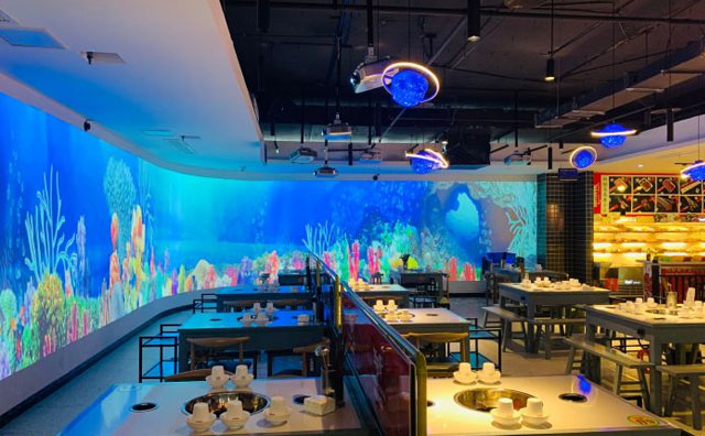 餐飲市場(chǎng)到店難！5D全息光影餐廳助力拓客引流